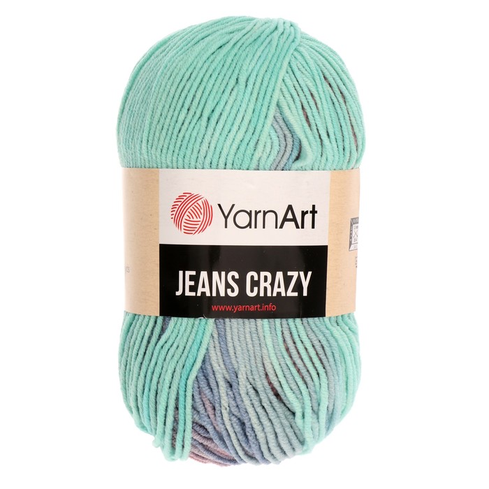 

Пряжа YarnArt Jeans crazy 55% хлопок, 45% акрил 160 м, 1 шт, 50 г, 8203 принт, "Jeans crazy" 55% хлопок, 45% акрил 160 м, 1 шт, 50 г, 8203 принт