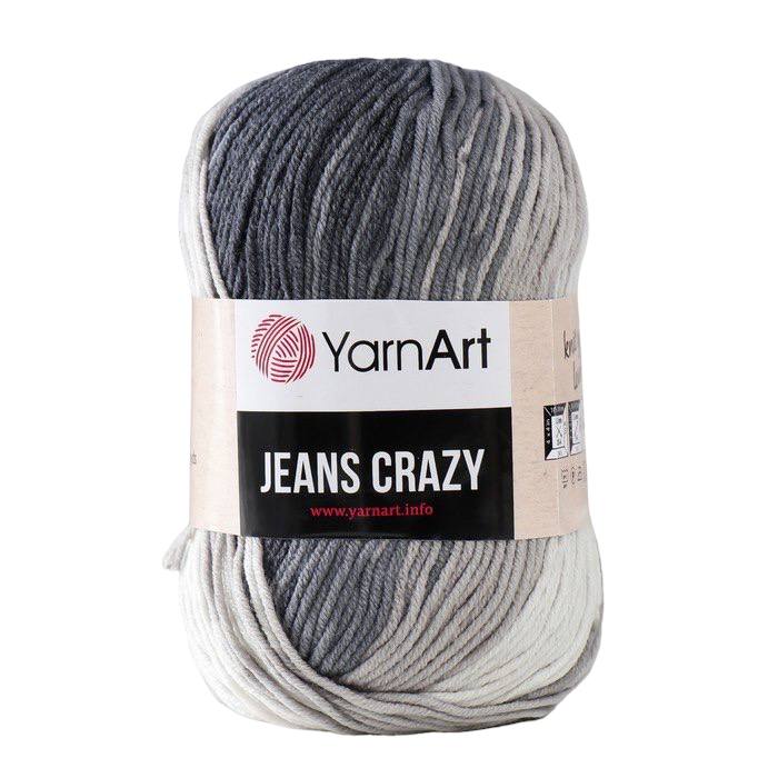 

Пряжа YarnArt Jeans crazy 55% хлопок, 45% акрил 160 м, 1 шт, 50 г, 8204 принт, Разноцветный, "Jeans crazy" 55% хлопок, 45% акрил 160 м, 1 шт, 50 г, 8204 принт