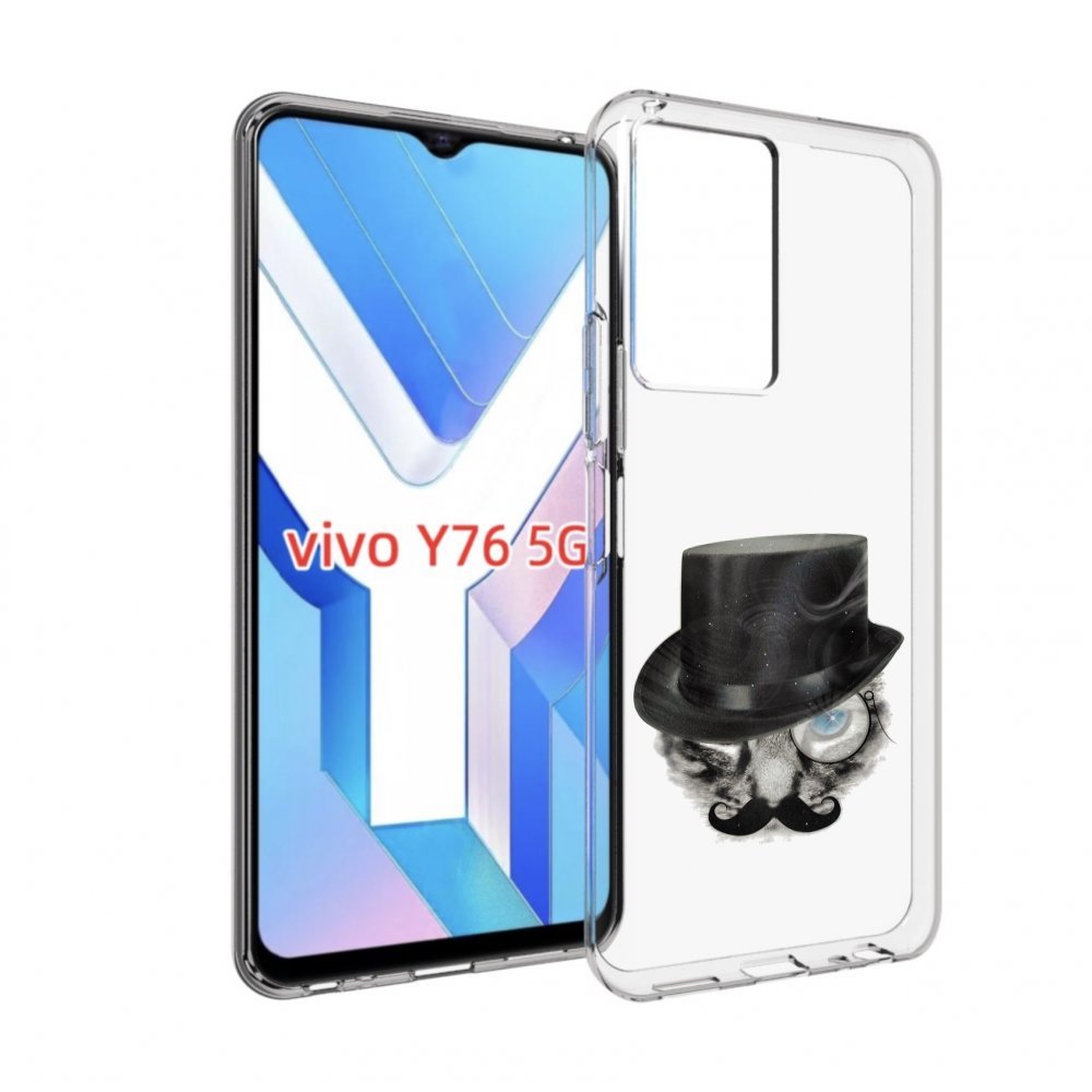 

Чехол MyPads интелегентный кот для Vivo Y76 5G, Прозрачный, Tocco