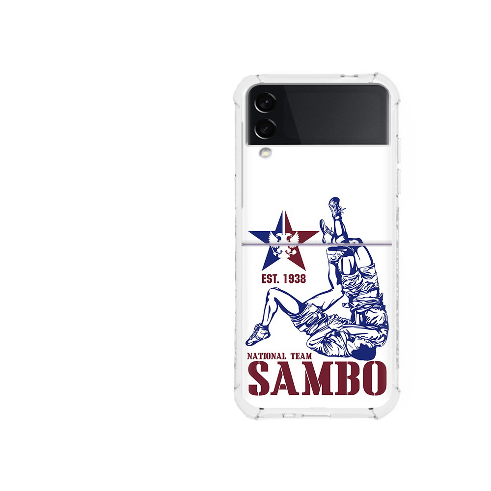 Чехол MyPads Tocco для Samsung Galaxy Z Flip 3 единоборства самбо (PT226934.584.344)