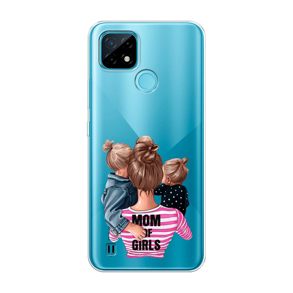 

Чехол Awog на Realme C21 "Mom of Girls", Разноцветный, 254950-6