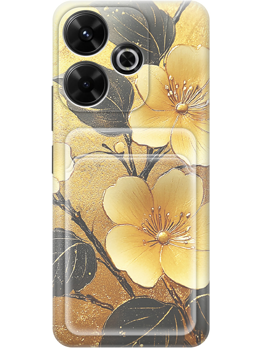 

Силиконовый чехол на Xiaomi Redmi 13 / Redmi Note 13R / Poco M6 4g с принтом 827890, Прозрачный;желтый;черный, 783988624