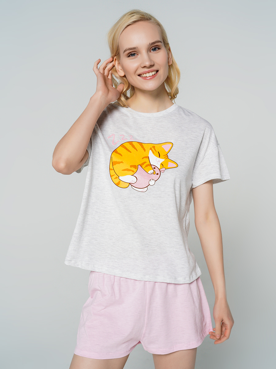 

Пижама женская ТВОЕ 77284 белая XS, 77284
