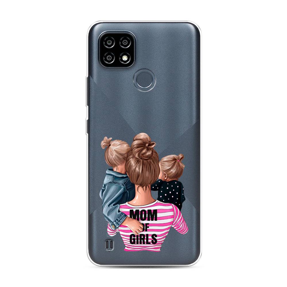 фото Силиконовый чехол "mom of girls" на realme c21y awog