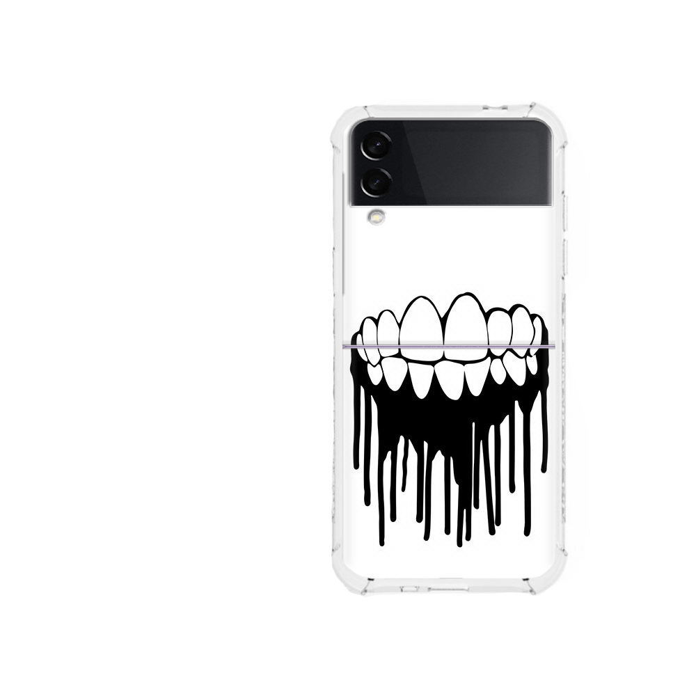 

Чехол MyPads Tocco для Samsung Galaxy Z Flip 3 зубы (PT226934.584.372), Прозрачный, Tocco