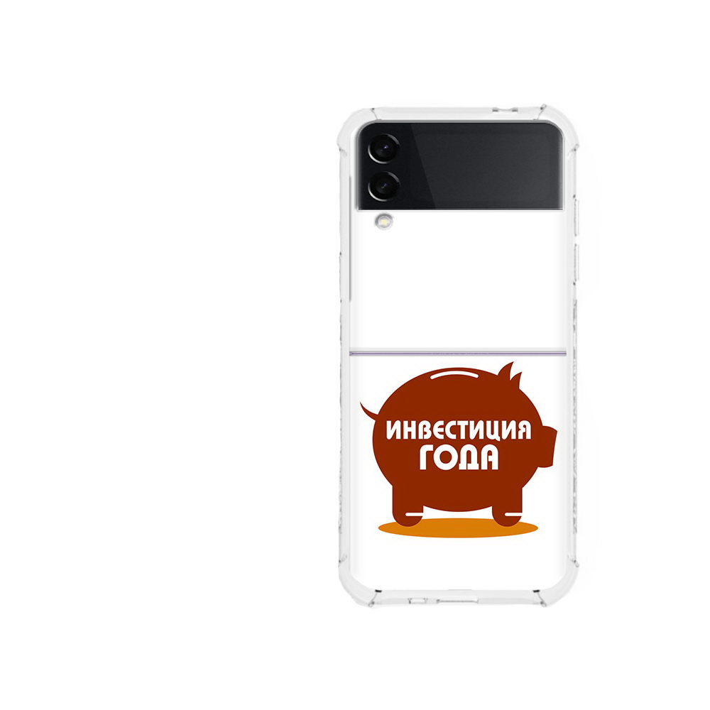 

Чехол MyPads Tocco для Samsung Galaxy Z Flip 3 инвестиция (PT226934.584.376), Прозрачный, Tocco
