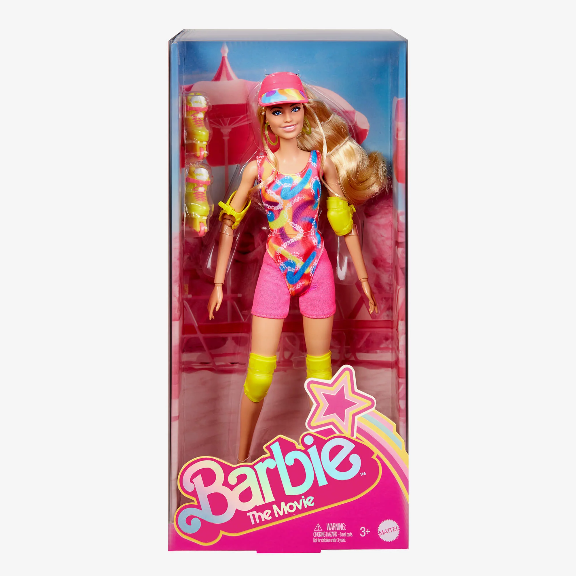 Кукла Барби серия Barbie The Movie в костюме для катания на роликовых коньках кукла барби 70 см barbie стильная подружка черные волосы