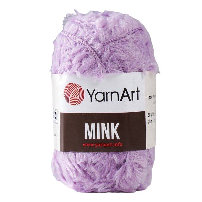 

Пряжа YarnArt Mink 100% полиамид 75 м, 1 шт, 50 г, 350 астра, Фиолетовый, "Mink" 100% полиамид 75 м, 1 шт, 50 г, 350 астра