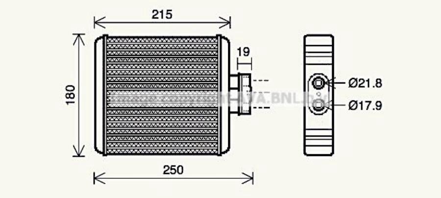 Радиатор отопителя [180x175]