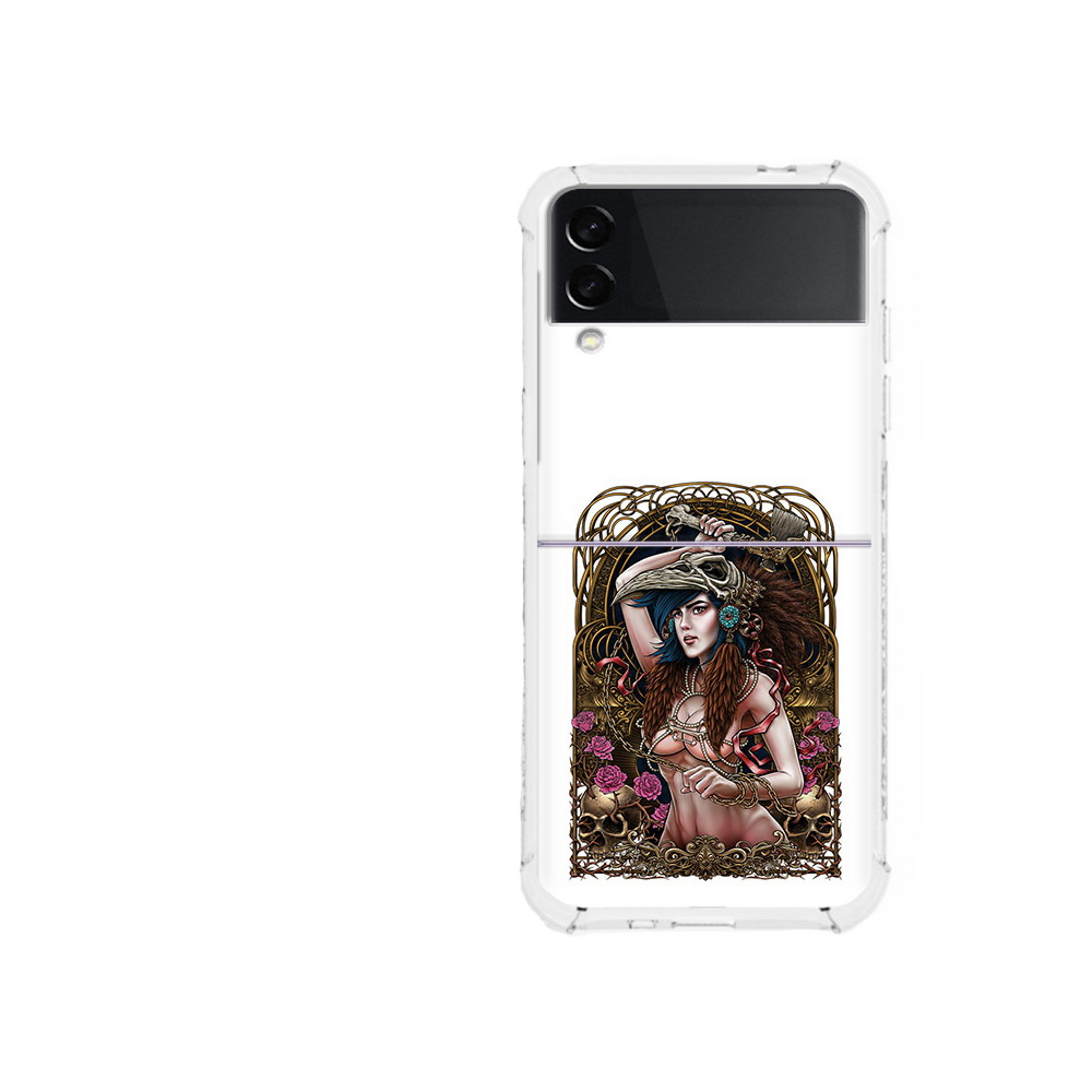 

Чехол MyPads Tocco для Samsung Galaxy Z Flip 3 красивая девушка рисунок (PT226934.584.407), Прозрачный, Tocco