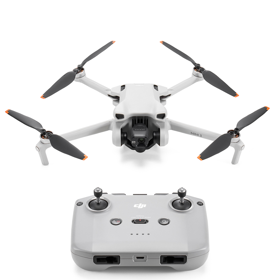 

Квадрокоптер DJI Mini 3 (RC-N1) желтый, серый, черный, Mini 3 (RC-N1)