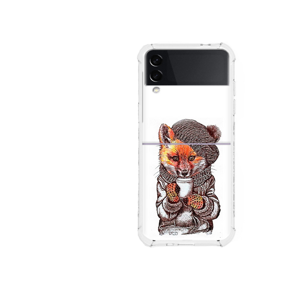 

Чехол MyPads Tocco для Samsung Galaxy Z Flip 3 лиса в шапке (PT226934.584.437), Tocco