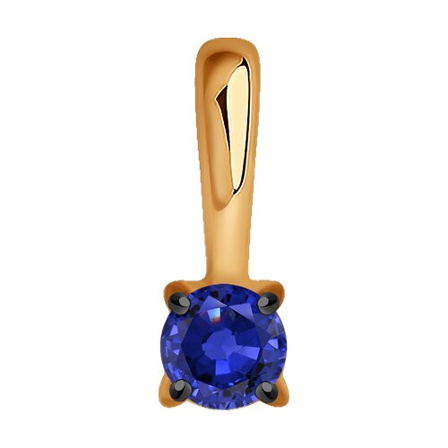

Кулон из красного золота SOKOLOV Diamonds 2030304, сапфир, 2030304