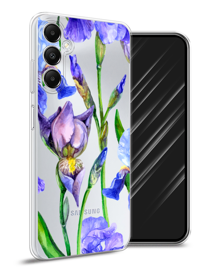 

Чехол Awog на Samsung Galaxy A05s "Синие ирисы", 2108850-1