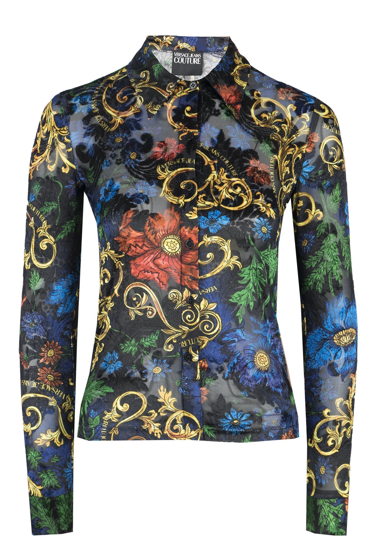 Блуза женская Versace Jeans Couture 122127 разноцветная 38 IT