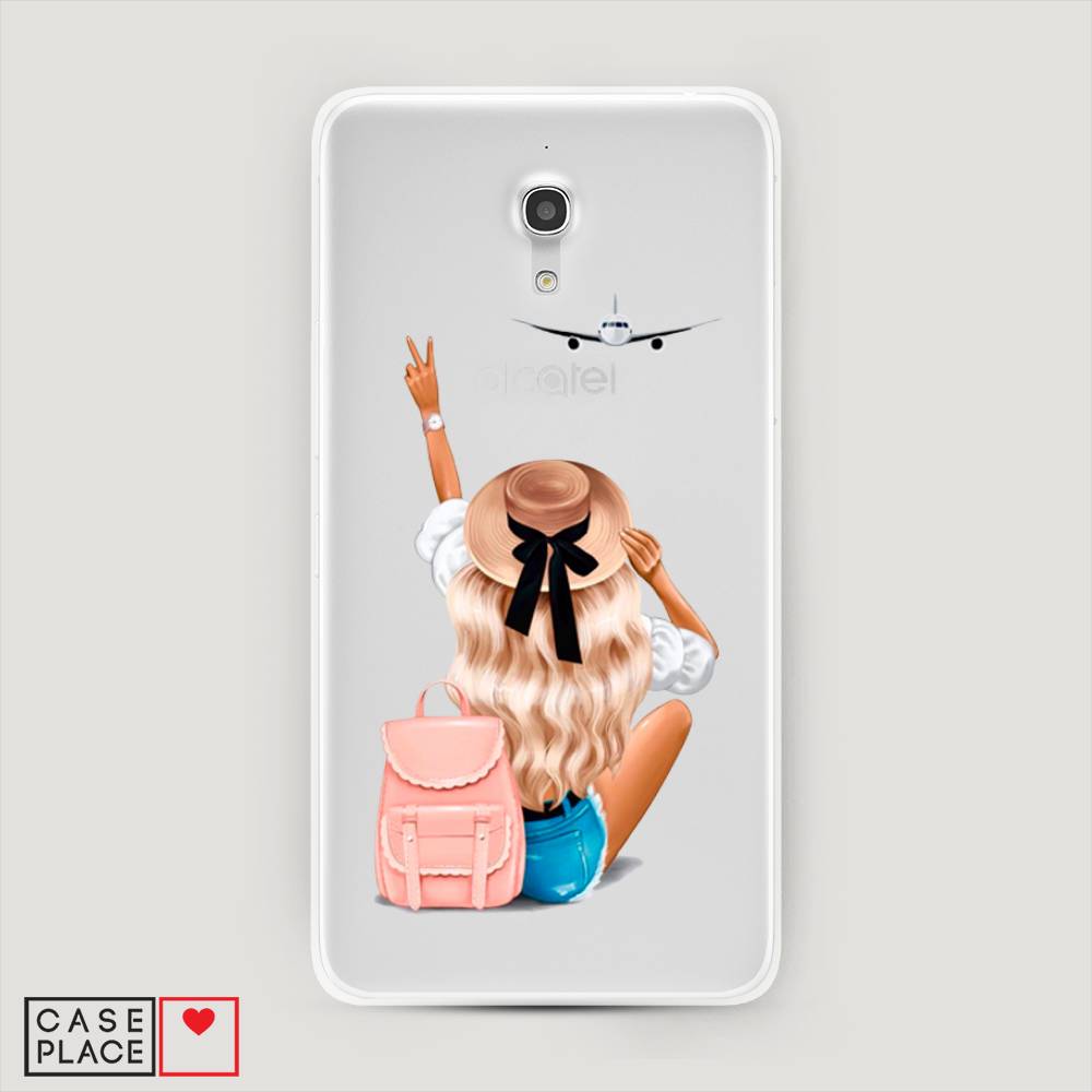 

Чехол Awog на Alcatel Pixi 4 (5) 5045D / Алкатель Pixi 4 (5) 5045D "Автостопом самолетом", 170250-7