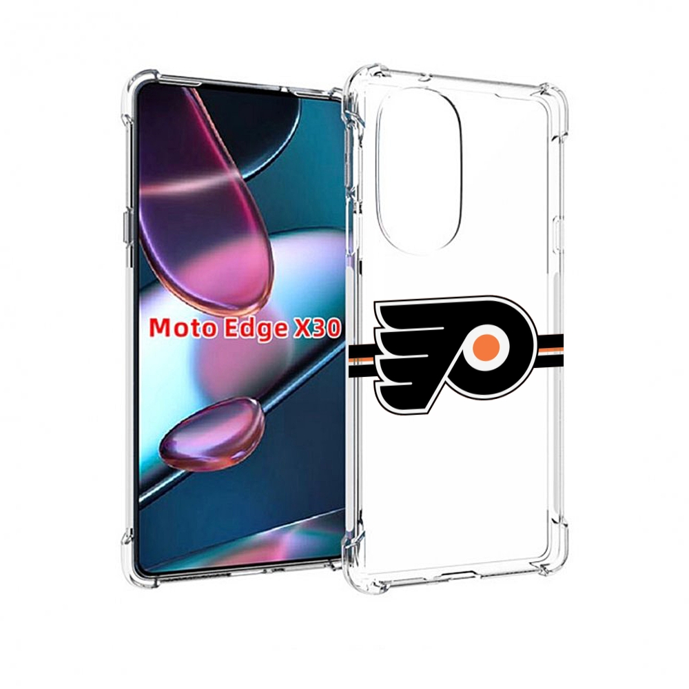 

Чехол MyPads филадельфия флаерс мужской для Motorola Moto Edge X30, Прозрачный, Tocco