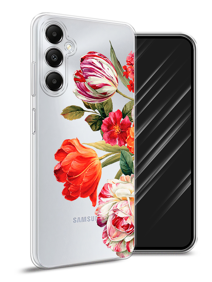 

Чехол Awog на Samsung Galaxy A05s "Весенний букет", Красный;розовый;зеленый, 2108850-1
