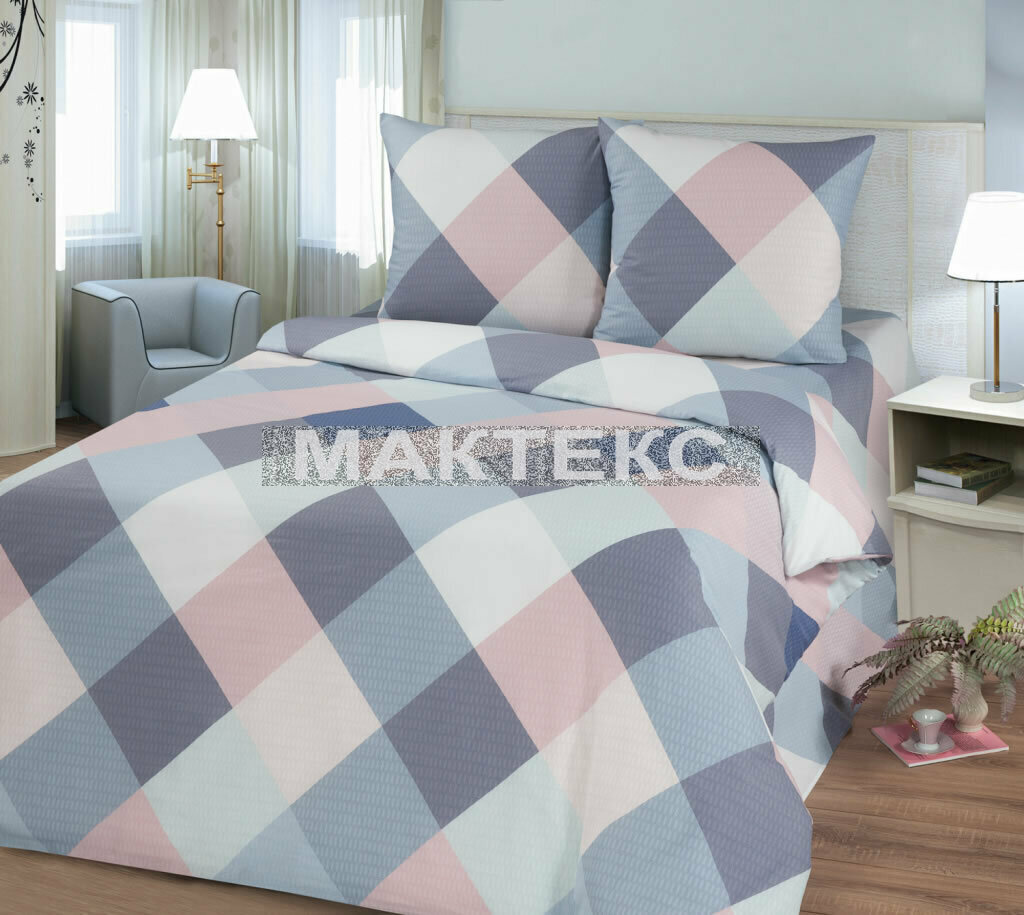 Постельное бельё Maktex из бязи Евро Жаклин