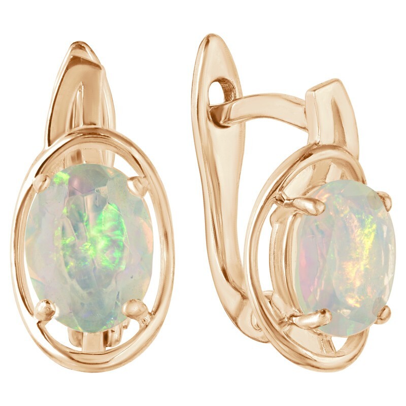 

Серьги из серебра с опалом LAZURIT-ONLINE 8200PG, 8200PG