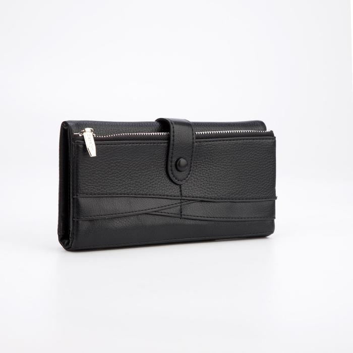 

Кошелек женский NoBrand 7429919, чёрный, 7429919