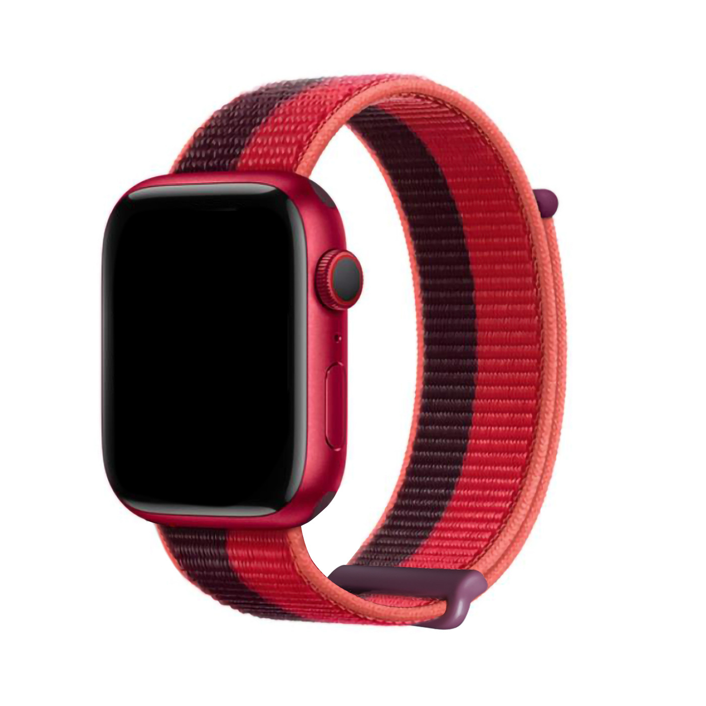 фото Ремешок для apple watch 42 мм/44 мм/45 мм dux ducis, sport version, вишневый/красный