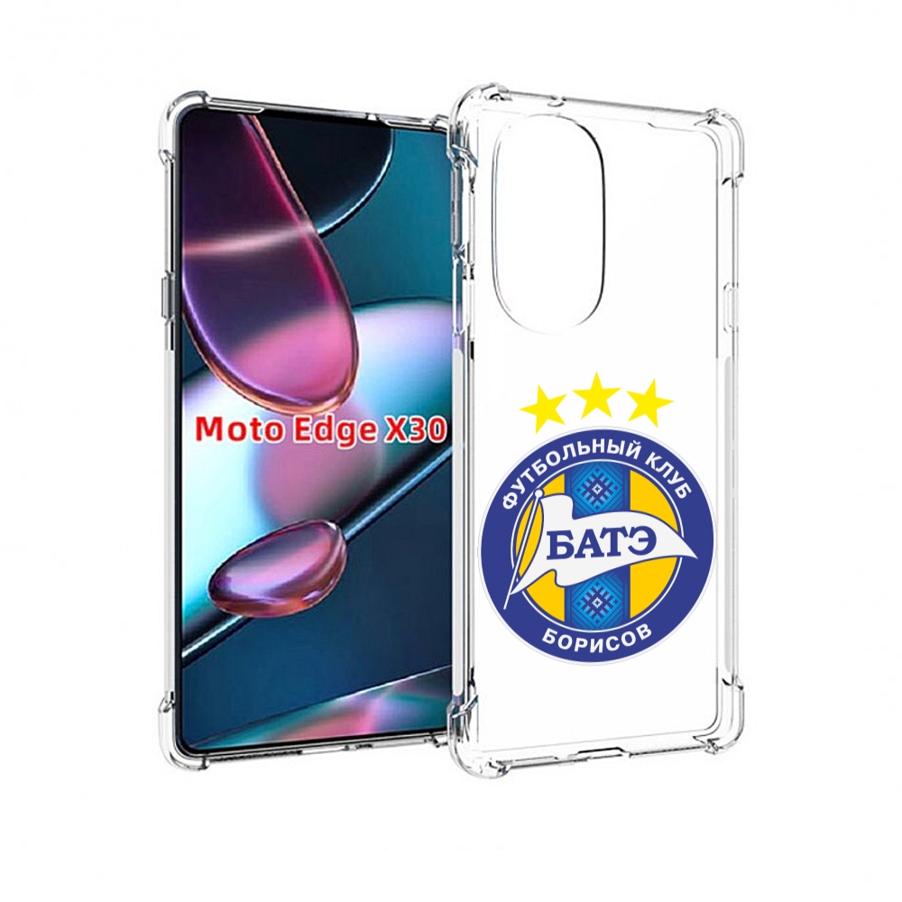 

Чехол MyPads фк батэ борисов мужской для Motorola Moto Edge X30, Прозрачный, Tocco
