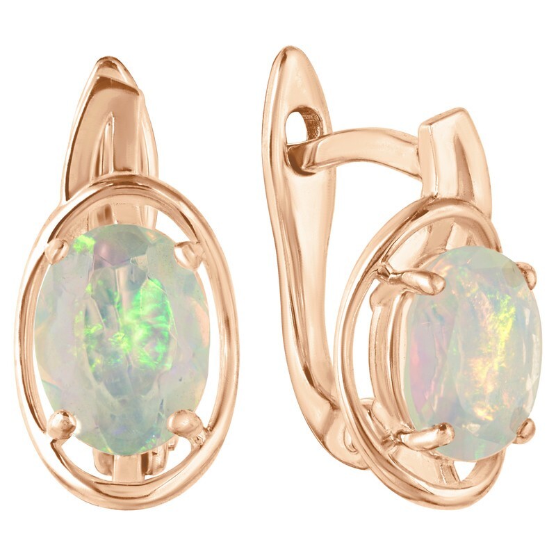 

Серьги из серебра с опалом LAZURIT-ONLINE 8200RG, 8200RG