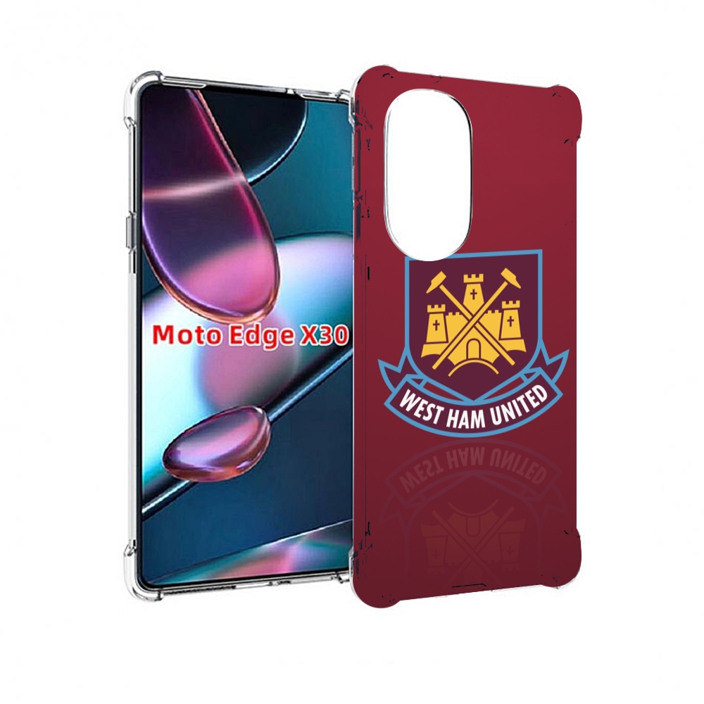 

Чехол MyPads фк вест хэм мужской для Motorola Moto Edge X30, Прозрачный, Tocco