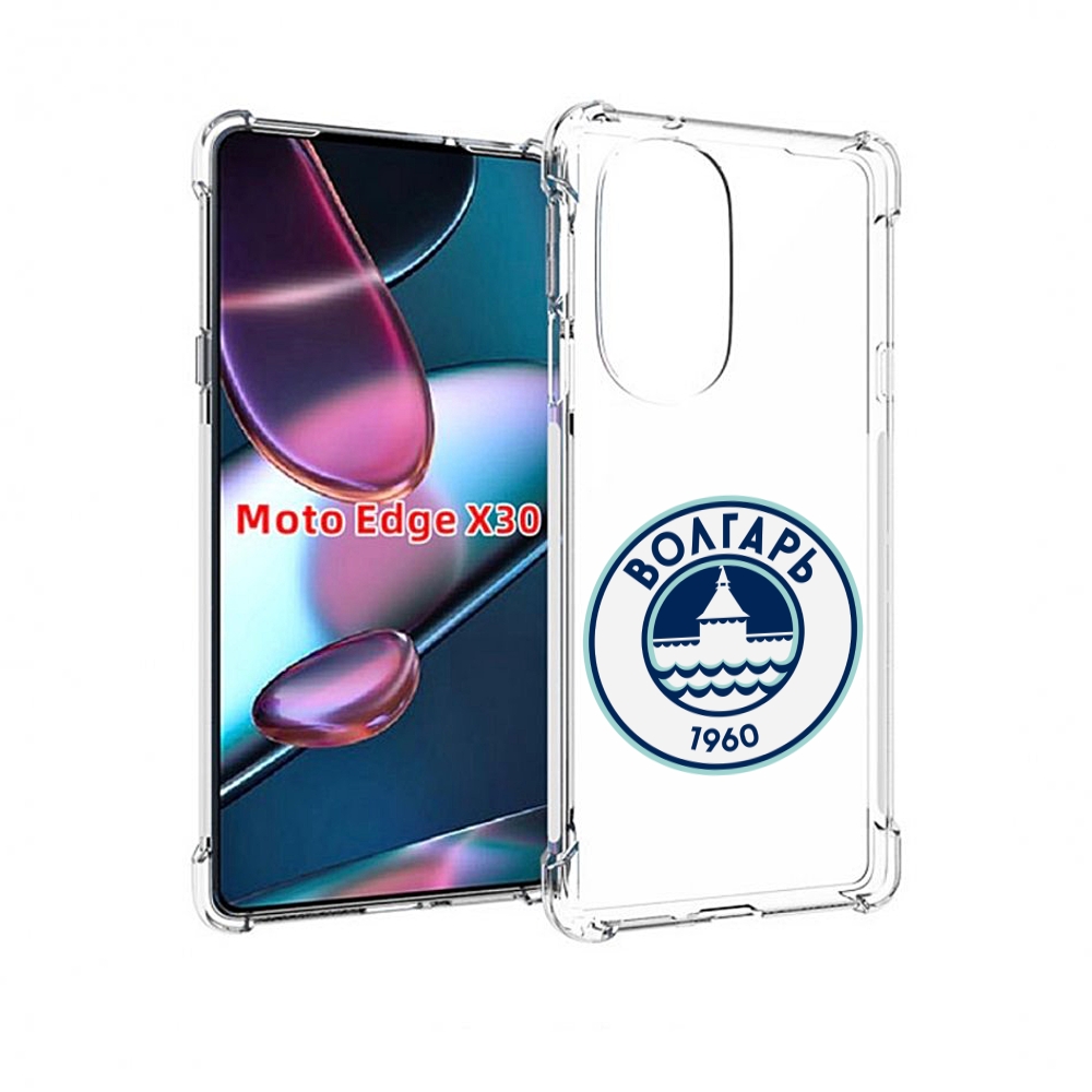 

Чехол MyPads фк волгарь астрахань для Motorola Moto Edge X30, Прозрачный, Tocco