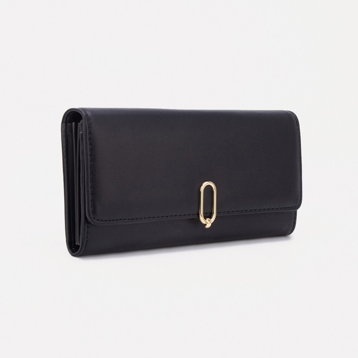 

Кошелек женский NoBrand 7608711, чёрный, 7608711
