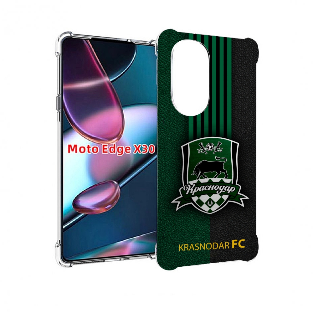 

Чехол MyPads фк краснодар мужской для Motorola Moto Edge X30, Прозрачный, Tocco