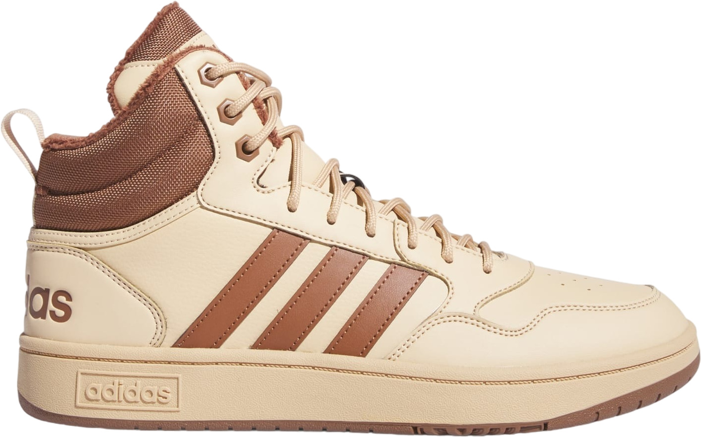 

Кеды мужские Adidas HOOPS 3.0 MID WTR коричневые 9 UK, Коричневый, HOOPS 3.0 MID WTR