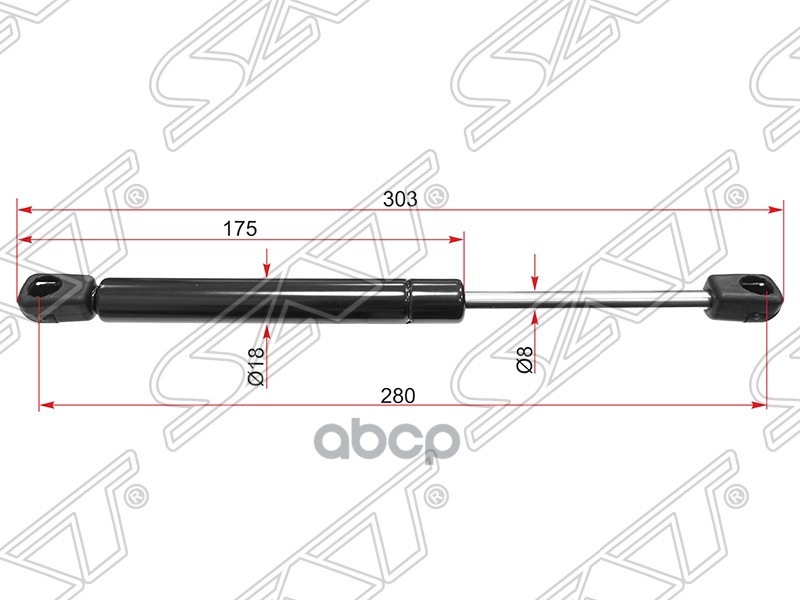 

Амортизатор Крышки Багажника Skoda Superb 01-08/Volkswagen Passat 00-05 Sat арт. ST-3B5827