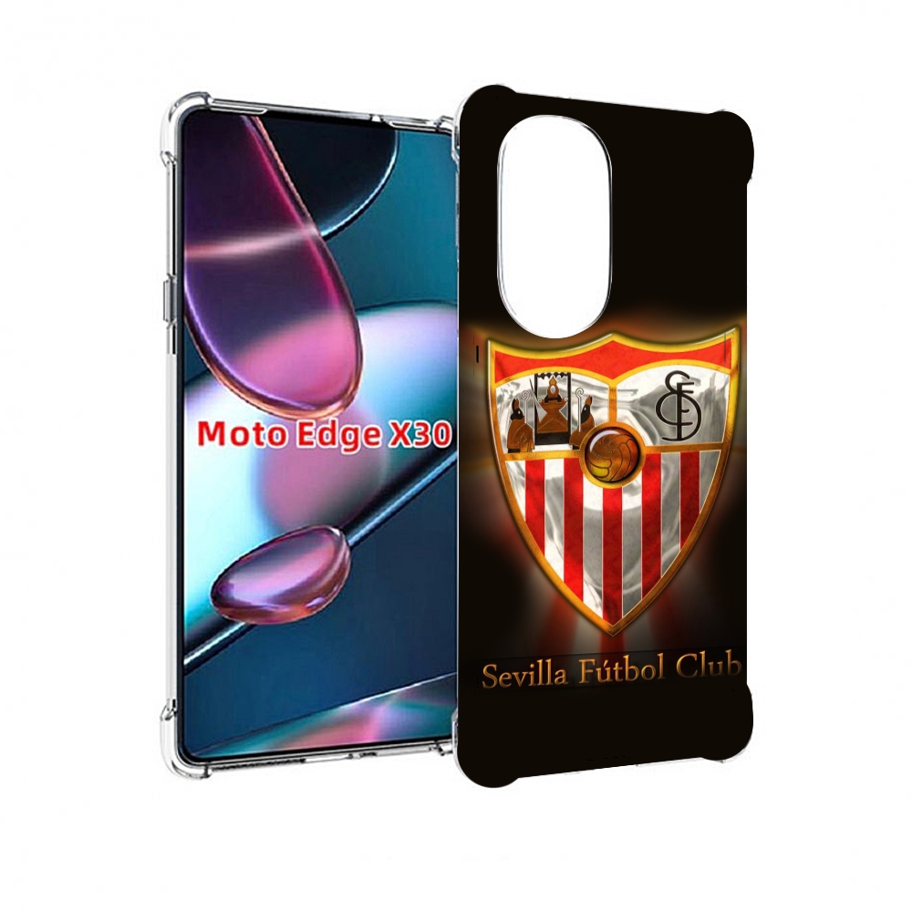 

Чехол MyPads фк севилья испания мужской для Motorola Moto Edge X30, Прозрачный, Tocco