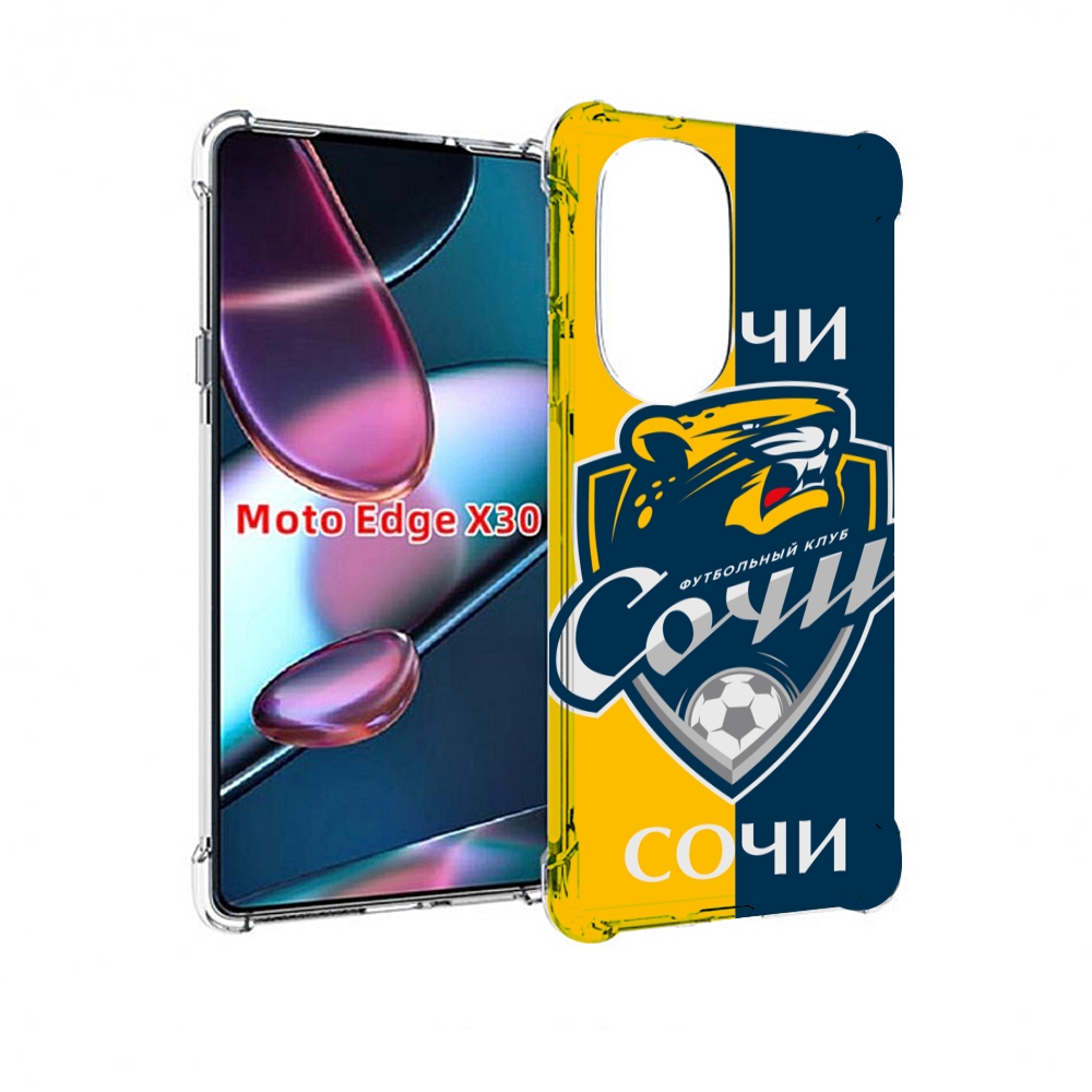 

Чехол MyPads фк сочи для Motorola Moto Edge X30, Прозрачный, Tocco