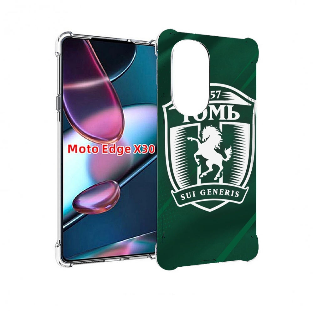 

Чехол MyPads фк томь томск для Motorola Moto Edge X30, Прозрачный, Tocco