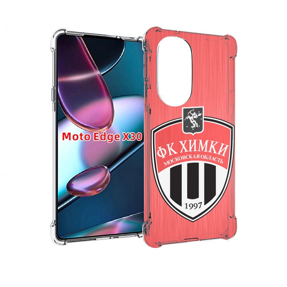 

Чехол MyPads фк химки московская обл для Motorola Moto Edge X30, Прозрачный, Tocco
