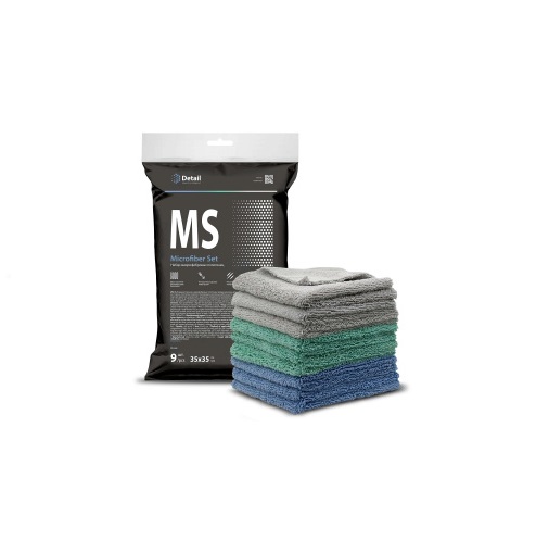 Набор микрофибровых полотенец Detail DT-0442 MS Microfiber Set 9 шт 1850₽