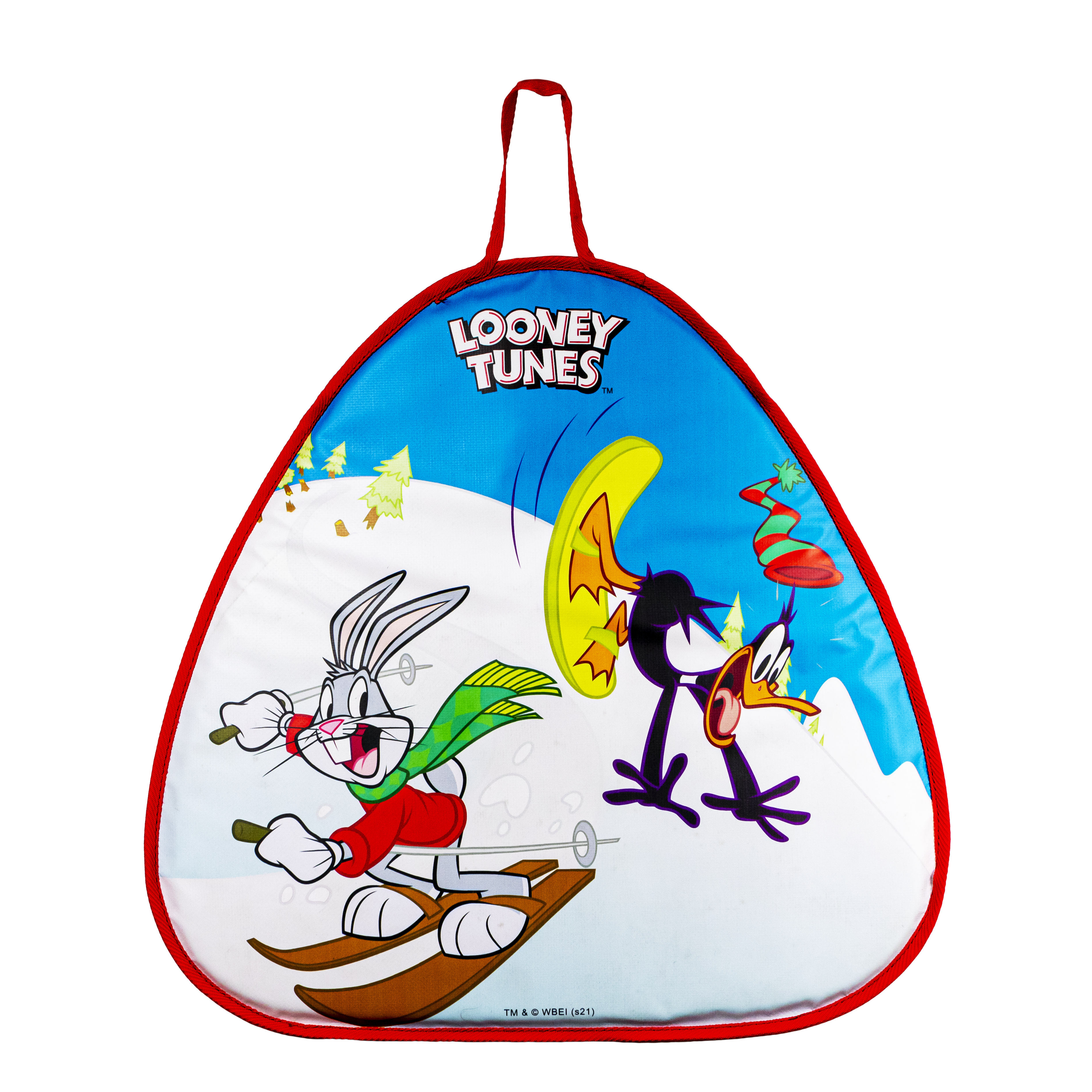 фото Ледянка 1toy looney tunes 52х50 см, треугольная