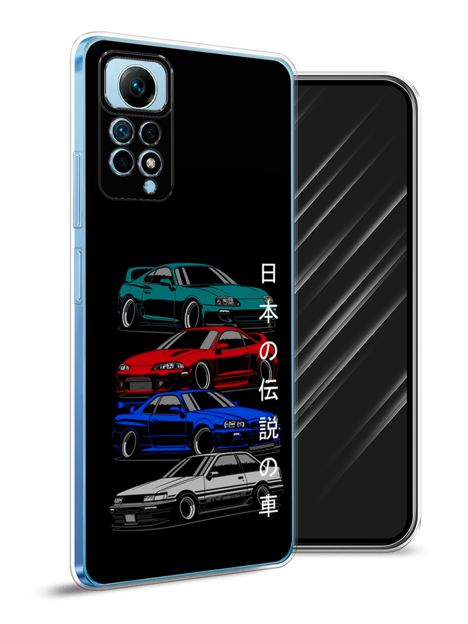 

Чехол Awog на Redmi Note 12 Pro 4G "JDM Legend cars", Зеленый;красный;синий, 319050-5