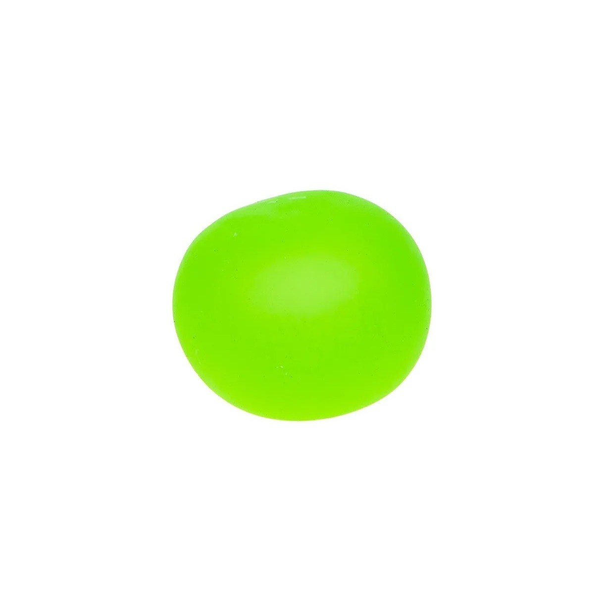 Игрушка-антистресс 1toy Крутой замес, шар 7 см зеленый, светится в темноте