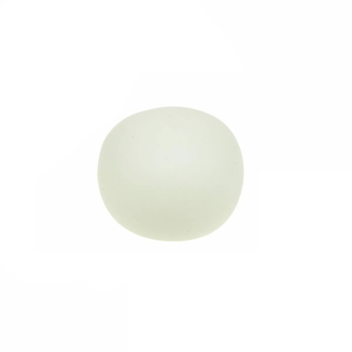 Игрушка-антистресс 1toy Крутой замес, шар 7 см белый, светится в темноте