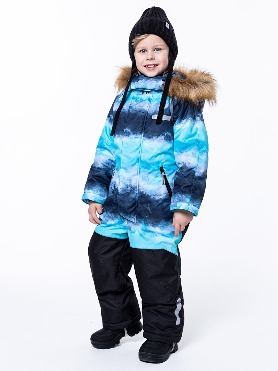 

Комбинезон детский NIKASTYLE 8з1323, аквамарин/черный, 146, Голубой, 8з1323