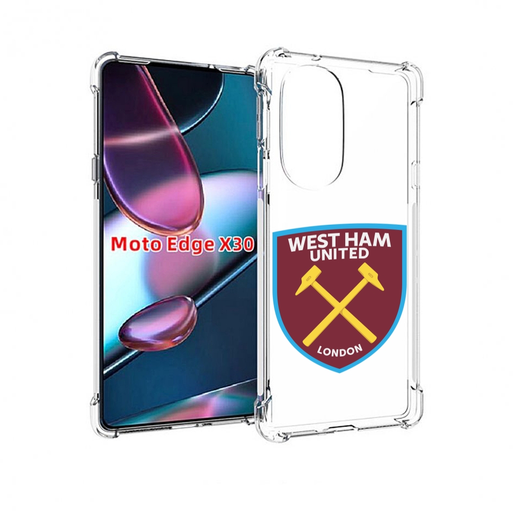 

Чехол MyPads фк-вест-хем-2 для Motorola Moto Edge X30, Прозрачный, Tocco