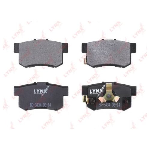 

Комплект задних тормозных колодок Lynx BD3434 для Honda Accord VIII, CR-V II,IV, FR-V