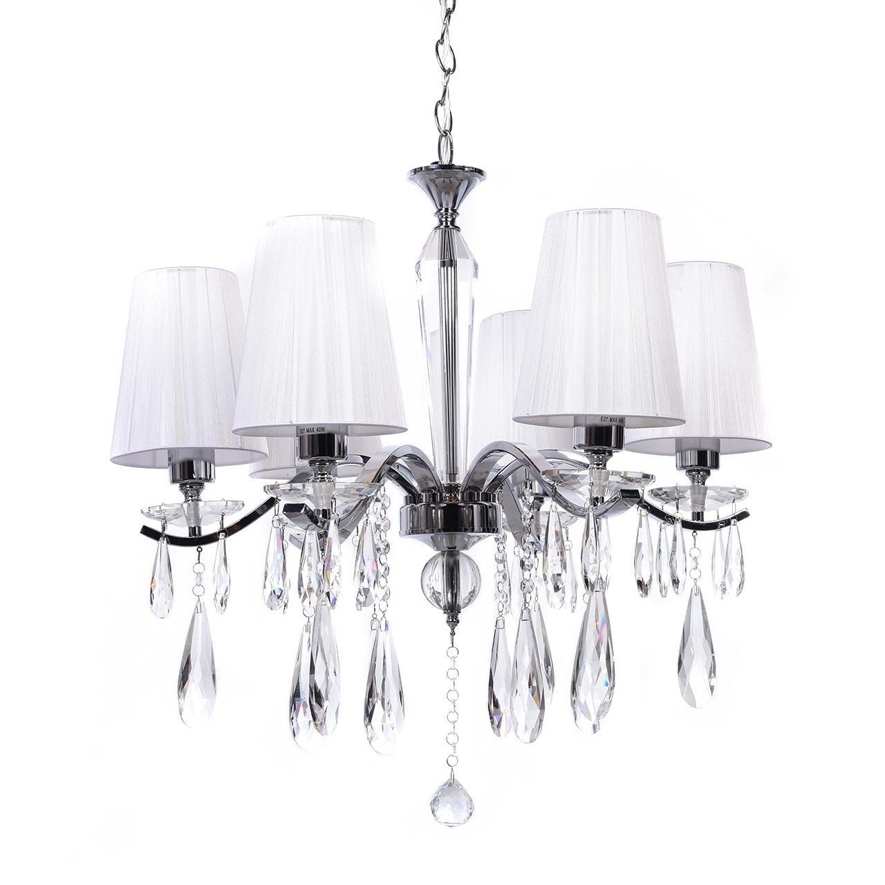 фото Подвесная люстра lumina deco alessia ldp 1726-6 chr