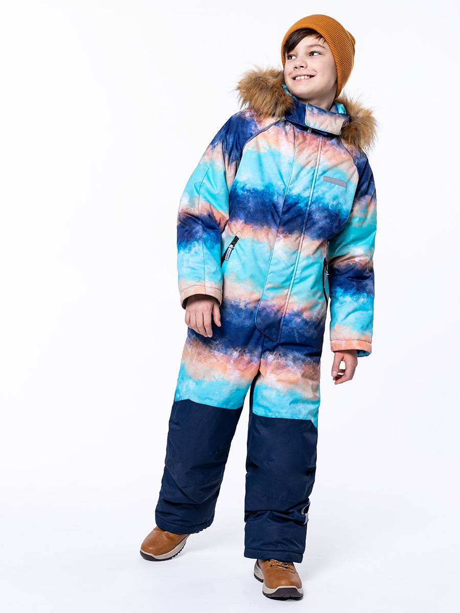 

Комбинезон детский NIKASTYLE 8з1323, песочный/неви, 116, Синий, 8з1323