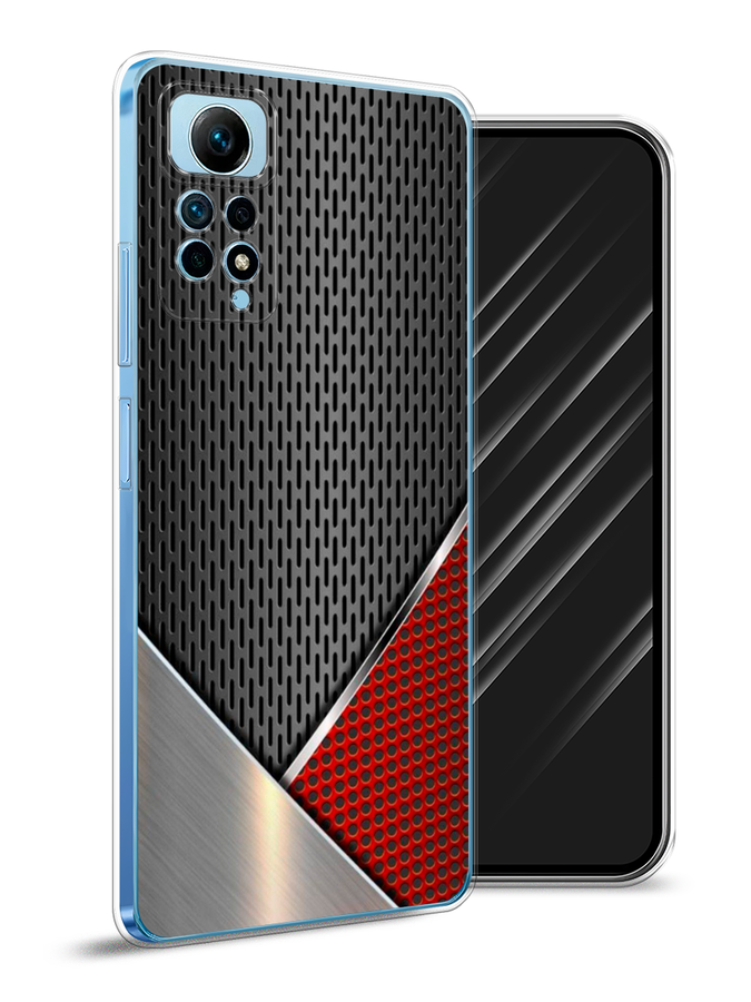 

Чехол Awog на Redmi Note 12 Pro 4G "Стальной металл", Черный;красный;серебристый, 319050-3
