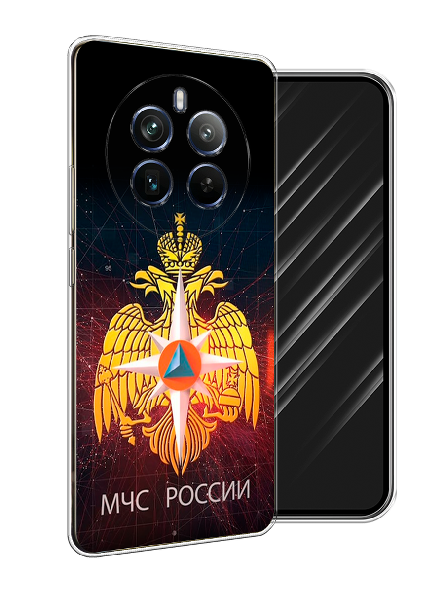 

Чехол Awog на Realme 12+ "МЧС России", Черный;желтый;красный, 2516350-1